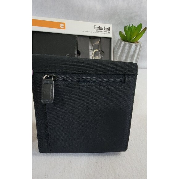 Lot Of‎ 2 Wallets Lauren Ralph Lauren Timberland Black Genuine Leather Billfold - Picture 4 of 11